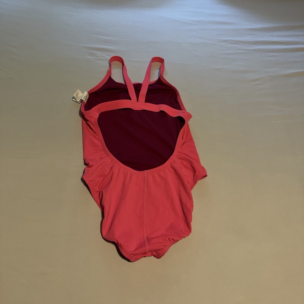 Nike Hydrastrong One Piece Training Swimsuit Pink Women's 12 - Picture 3 of 10